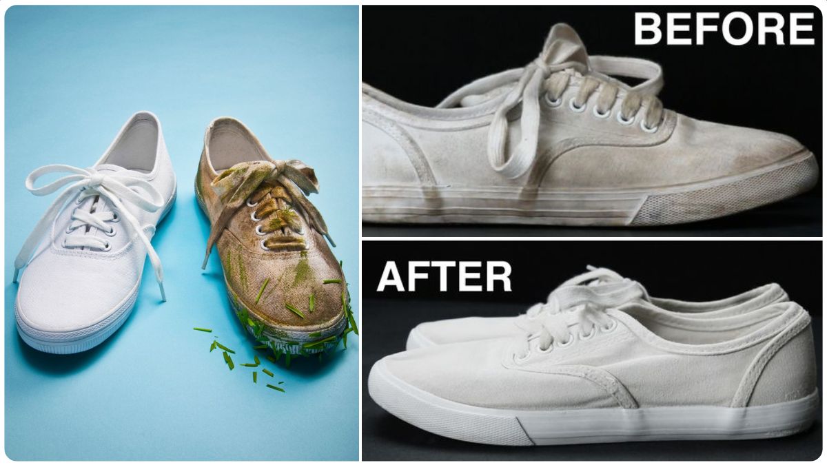 tips to remove stains from white shoes